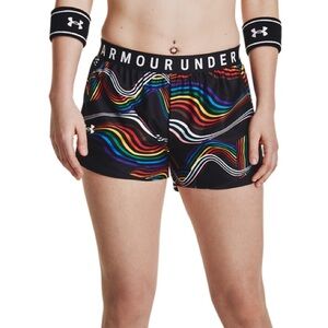 Like new! Under Armour Play Up Pride Shorts